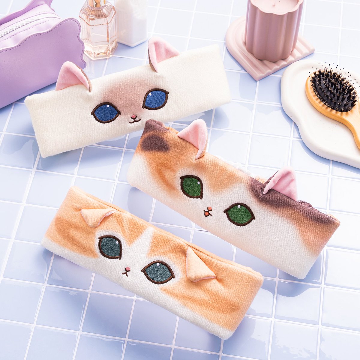 7月17日発売 新グッズお知らせ】 「にゃんこなヘアバンド(全3種)」 お
