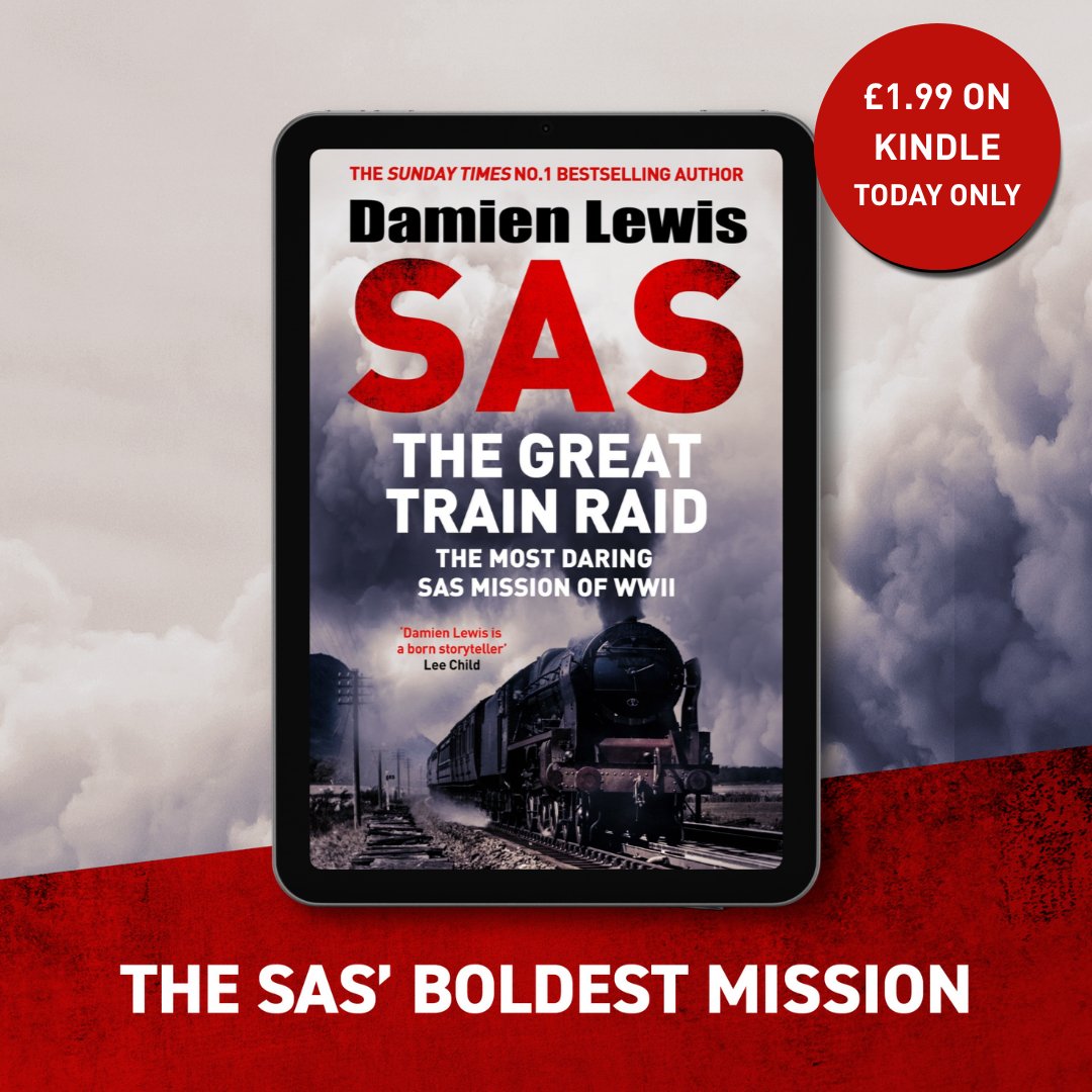 QuercusBooks's tweet photo. Looking for a page-turner to get stuck in to this weekend?

Read @authordlewis's SAS THE GREAT TRAIN RAID for only £1.99 on Kindle - only today!

https://t.co/VogenAUGcN https://t.co/S89UG07jh8