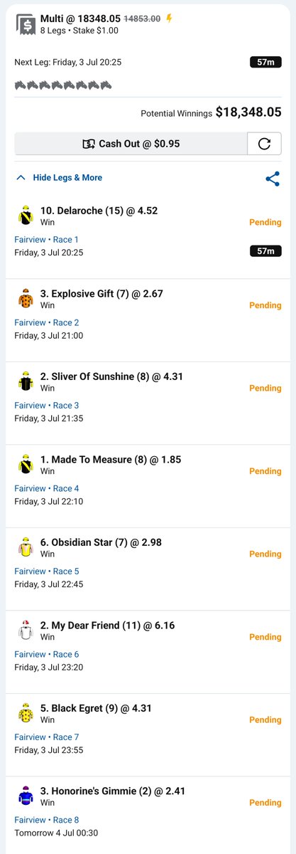 beanbagdata's tweet photo. A number of favourites selected at #ZAF #HorseRacing #Fairview
We have also attached an alternative selection for a win only but maybe better as a #EachWay bet or #Bet365 #PositionPayout as a less risker option. https://t.co/uBzIX8HtXG