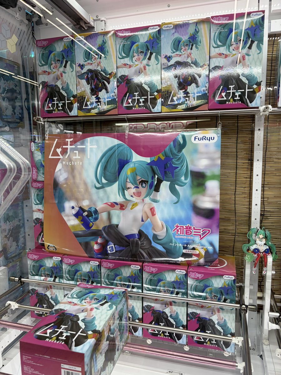 🌟新景品情報🌟 #初音ミク ムチュートフィギュア ペイントガール