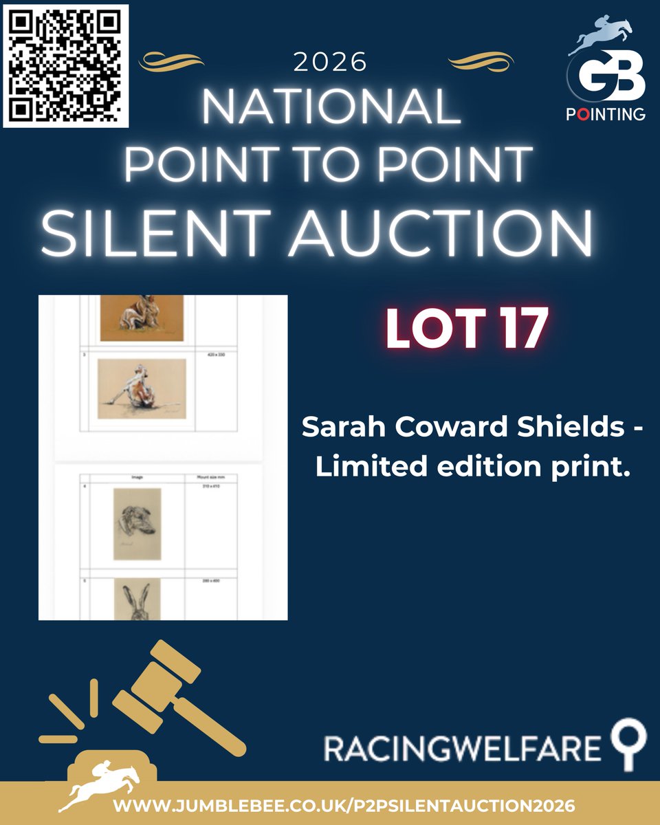 GBpointing's tweet photo. Check out lots 15, 16, 17 &amp; 18 in our Silent Auction! Or click the link below to view all of the 2026 Auction prizes. Auction closes Friday 10th July at 23:59!

https://t.co/lLbdU3SXab https://t.co/6wsry8KYoz
