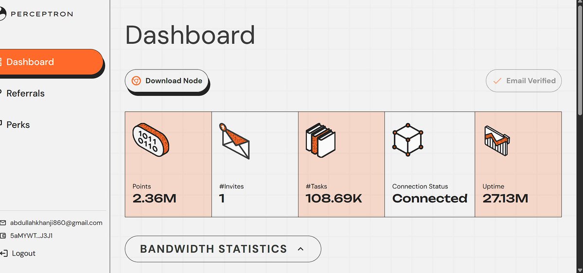 MAbdullah8690's tweet photo. 📊 Just checked my Perceptron Node Dashboard—everything running smoothly. ⚡

Every online node adds strength, resilience, and momentum to the decentralized AI ecosystem. Proud to be contributing to what's being built.

@PerceptronNTWK #NodeAndProud https://t.co/UQkHHl8SPG