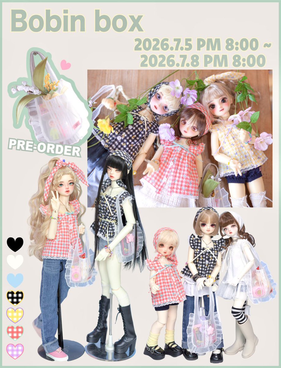 milborisong's tweet photo. 7. 5 일 pm8:00~ 7. 8 수 pm 8:00
Pre-order
(Blouse : Msd / Dsd/ sd16)
(Organdy tote bag : short / Long)

아래 링크에서 확인부탁드립니다

https://t.co/ut92UUoFes

RT+팔로우 이벤트로 당첨되신 한분께는
오간디백을 보내드립니다🫶
(*당첨자 택배비부담)

잘 부탁드립니다 https://t.co/Ba9YIbZiIq