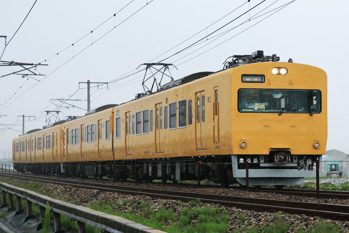 _ZYA_BARA_'s tweet photo. 2026. 7/1
回8345M 廃車回送 中オカ 115系 G-01 + G-05

これにて食パンG編成が全編成廃車回送されました。 https://t.co/5r37lXCqMp