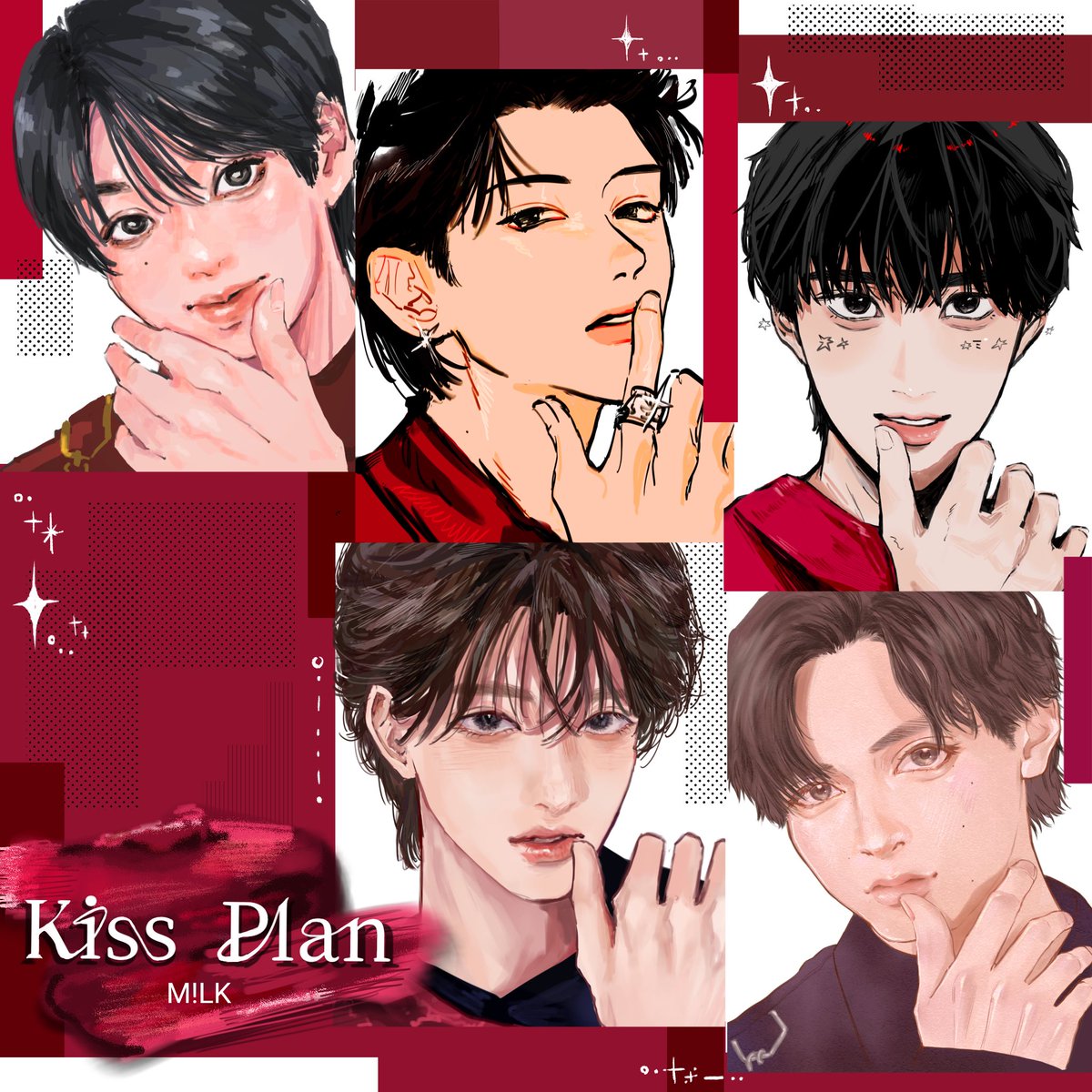 ms12_Tticex's tweet photo. Kiss Plan💋合作
 #みるきーずお絵描き部 https://t.co/VKE2XMu9AW