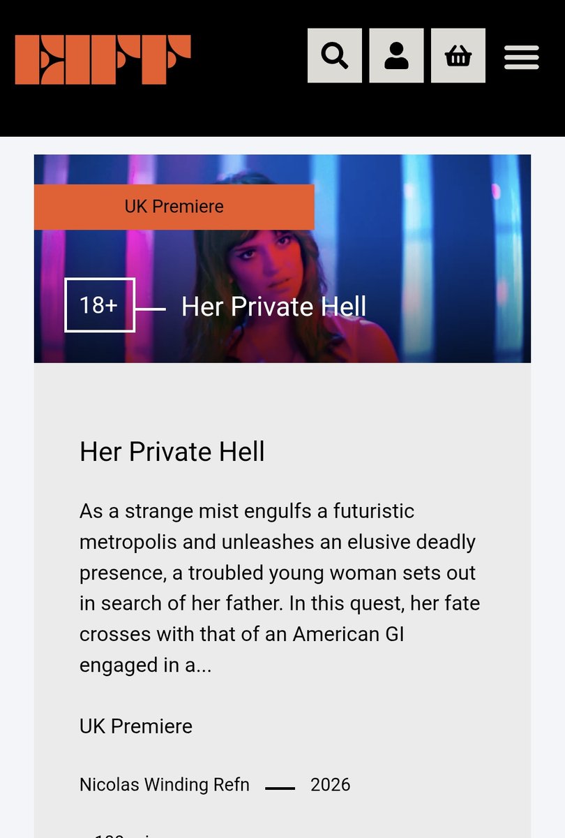 NWR_pic's tweet photo. 【Edinburgh/UK】HER PRIVATE HELL will have it's UK premiere at Edinburgh Film Festival
tickets now on sale 
visit official site 👇
https://t.co/Vkn44PiJsr https://t.co/5ZvTdDvYeu