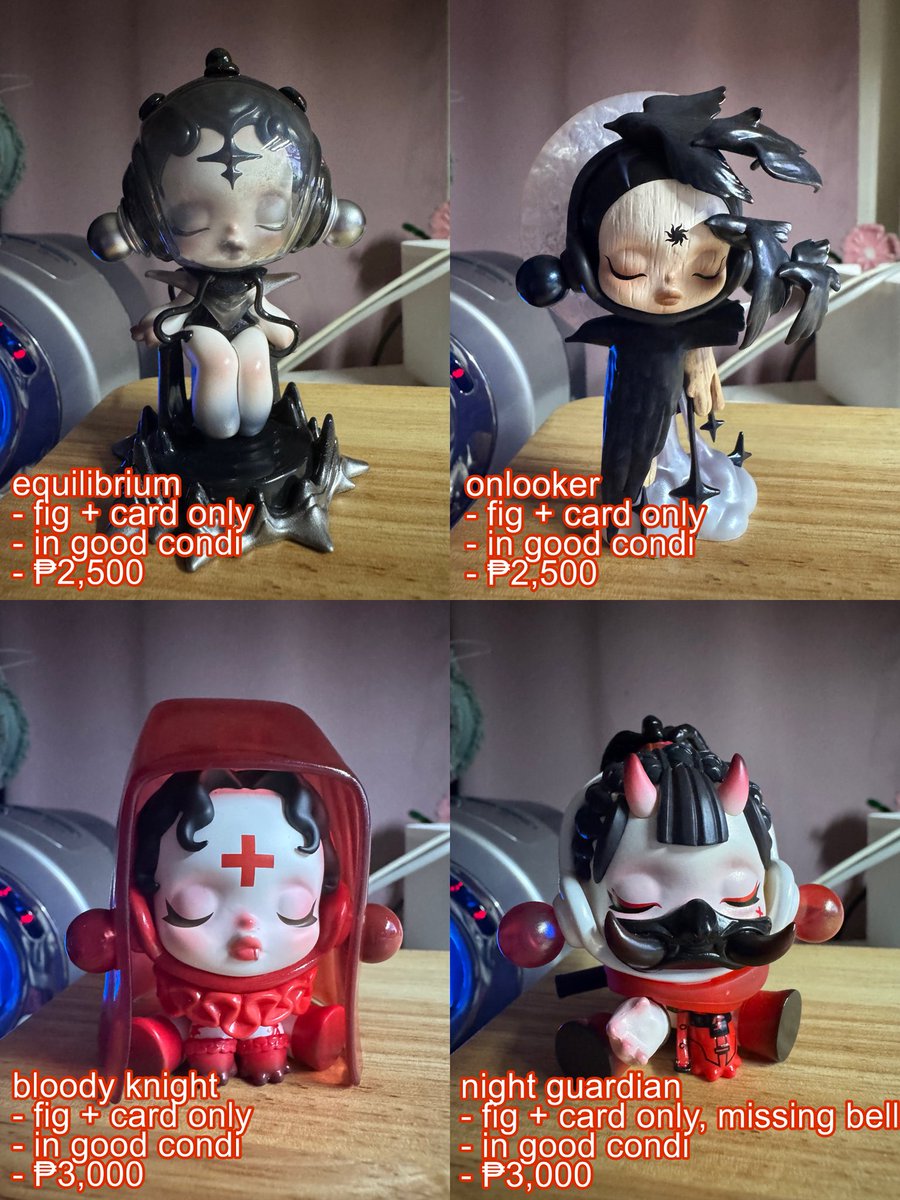 elaravail's tweet photo. wts lfb ph skullpanda

price, condi, inclus indicated below
slightly nego

mop: maribank only
mod: jnt or sdd (lalamove/grab)

dm for inquiries 💘 tysm! https://t.co/Pnz2SKmLaW