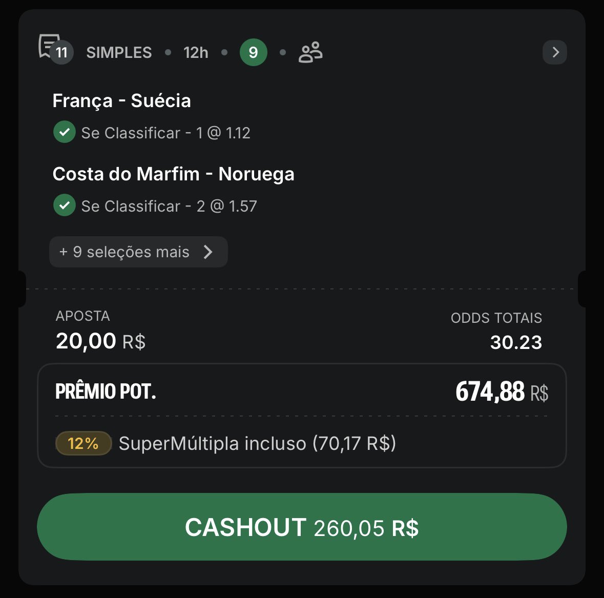 mttguto's tweet photo. @cabreloatips Rapaziada me ajudem, cashout nisso? falta classificaçao de Egito e Colombia https://t.co/VtARFdkSfz