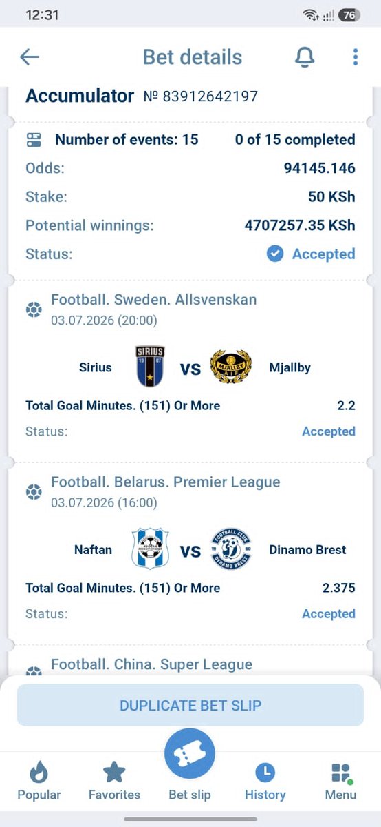 YuleAnalyst's tweet photo. 𝗚𝗢𝗢𝗗 𝗟𝗨𝗖𝗞!!!!!

#PARIPESA CODE 👉 SX3T7
New accounts Register 👇 
Click 👉 https://t.co/oLLSyglH4l
Promocode:FESTO254
App:https://t.co/hGo2Bpi73x https://t.co/GyoWgH9utV