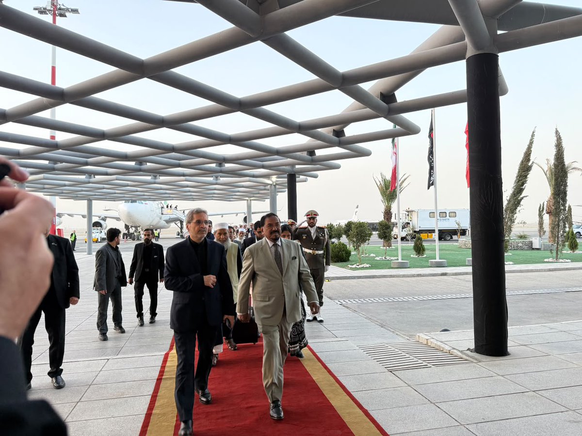 BDMOFA's tweet photo. Hon'ble Speaker of the Bangladesh National Parliament, Mr. Hafiz Uddin Ahmed, held a meeting with his Iranian counterpart, H.E. Mr. Mohammad Bagher Ghalibaf, Speaker of the Islamic Consultative Assembly of the Islamic Republic of Iran, in Tehran today.

Speaker Ghalibaf warmly welcomed the Hon'ble Speaker and the Bangladesh delegation to Iran on the occasion of the State Funeral of the late Supreme Leader of Iran, His Eminence Ayatollah Ali Khamenei.

Hon'ble Speaker Hafiz Uddin expressed his profound condolences on the tragic demise of His Eminence and condemned his brutal killing. He conveyed the solidarity of the Government and the people of Bangladesh with the Government and the brotherly people of Iran during this period of national mourning. 

The Hon'ble Speaker also highlighted the centuries-old friendship and deep cultural and people-to-people ties between Iran and Bangladesh.

He appreciated Speaker Ghalibaf's constructive role in facilitating the recent peace MoU between Iran and the United States, expressing the hope that the agreement would usher in lasting peace, stability, and prosperity for the Iranian people and the wider region. He reaffirmed Bangladesh's support for the ongoing peace process and hoped all parties will build on this momentum to achieve a durable resolution of outstanding issues through dialogue and diplomacy.

The Hon'ble Speaker extended an invitation to Speaker Ghalibaf to pay an official visit to Bangladesh at a mutually convenient time.

The Hon'ble Speaker arrived in Tehran yesterday to lead the Bangladesh delegation to the State Funeral. Upon his arrival, the delegation was warmly received at the airport by H.E. Mr. Hamid Reza Haji Babaei, Deputy Speaker of the Islamic Consultative Assembly of Iran.