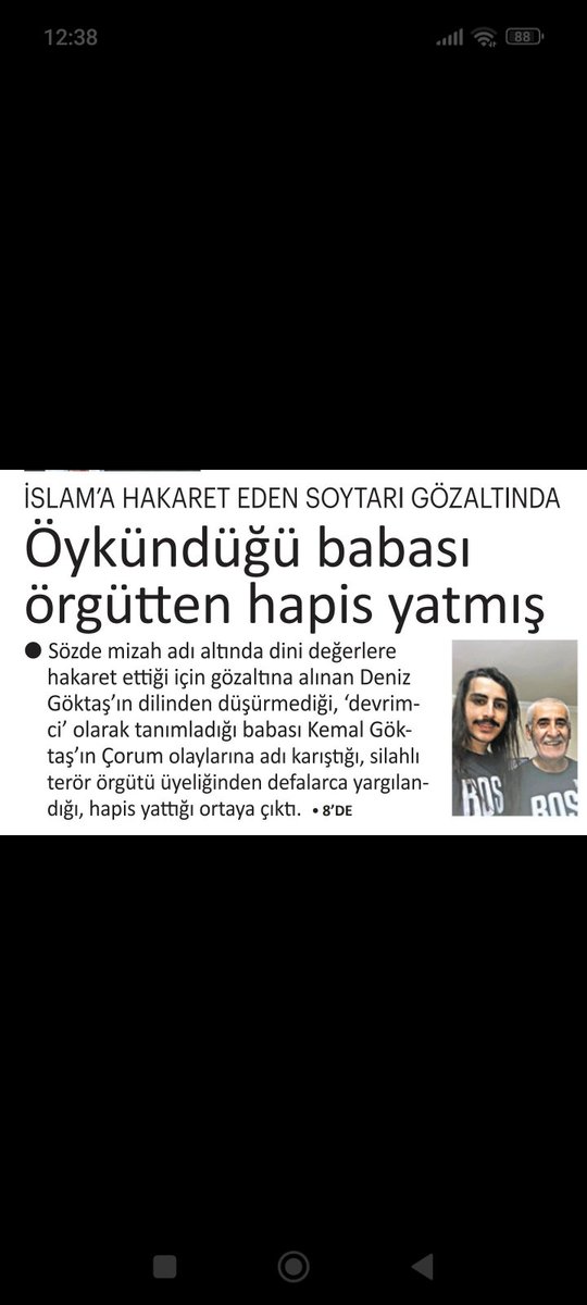 71_toprak's tweet photo. @bernalacin35_5 Deniz Göktaş a, babası Kemal Göktaş ın  oruspu çocuğu THKO üyesi polis şehit eden bür teröristin oğlu oldupu içindestek çıkıyorsunuz değilmi, bu ülkede kaymak tabaka niye hep hainlere destek olur anlamadım, günü geldiğinde  bunlara hesabı sorulur elbette. https://t.co/ROHFkrATfn