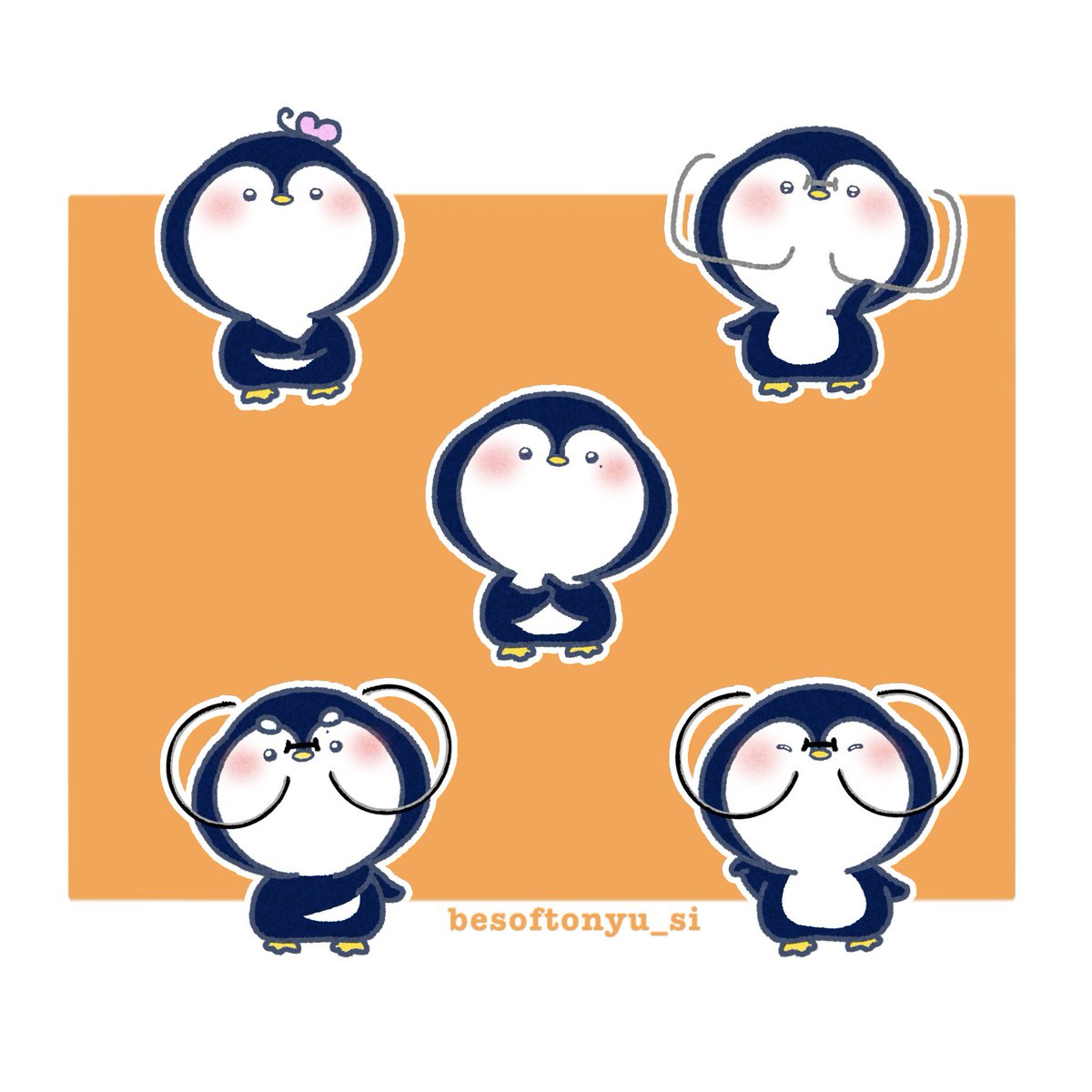 besoftonyu_si's tweet photo. 🐧🐧🐧🐧🐧

#HLEWIN https://t.co/APwJcpjphY