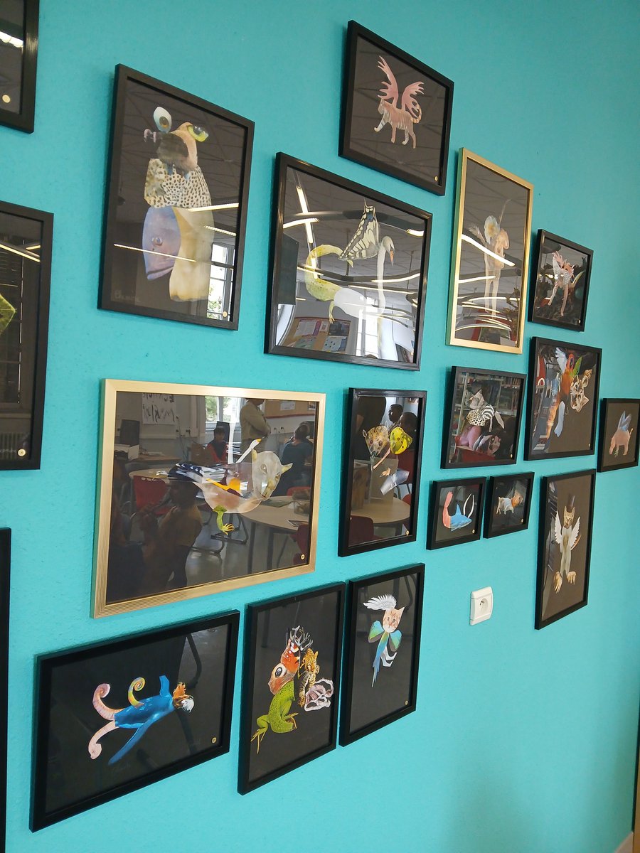 DSDEN39's tweet photo. Au collège Rouget-de-L'Isle de Lons-le-Saunier, les élèves des dispositifs ULIS présentent jusqu'en septembre leurs « Chimères », fruit d'un projet artistique et littéraire mené tout au long de l'année. Découvrez l'article sur le site DSDEN39 : https://t.co/6OIPOCrLLt https://t.co/UGaLerjdJ5