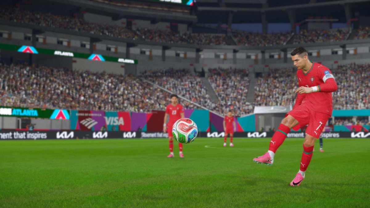 ProEvolution_'s tweet photo. FIFA World Cup 2026 on PES...
Cristiano Ronaldo with his signature free kick stance🔥
#Ronaldo
#CristianoRonaldo
#CR7
#Portugal
#FIFAWorldCup
#WorldCup
#FreeKick
#Football
#Soccer
#PES
#eFootball
#ProEvo
#ProEvolutionSoccer
#ProEvolutionFootball https://t.co/ntFAyTedQR
