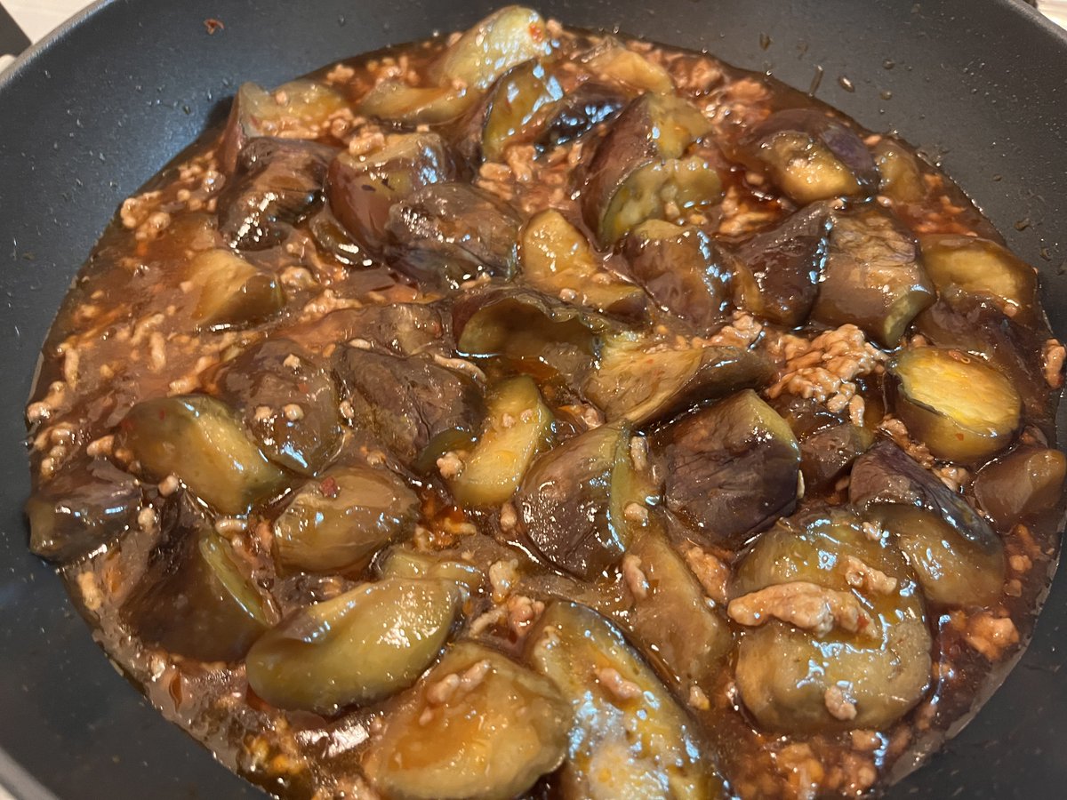 kabtya3's tweet photo. 今日は大量の麻婆茄子を作ったぜ https://t.co/a9aDxAm4wf
