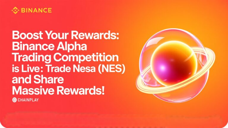Chainplaygg's tweet photo. ๐ Binance Alpha's NESA trading competition is LIVE ๐๐ฅ
Read more in the comments โฌ๏ธ
Trade NESA and compete for exclusive rewards ๐ณ
#Binance #NESA #Crypto #Trading https://t.co/IcAcYTxbMI