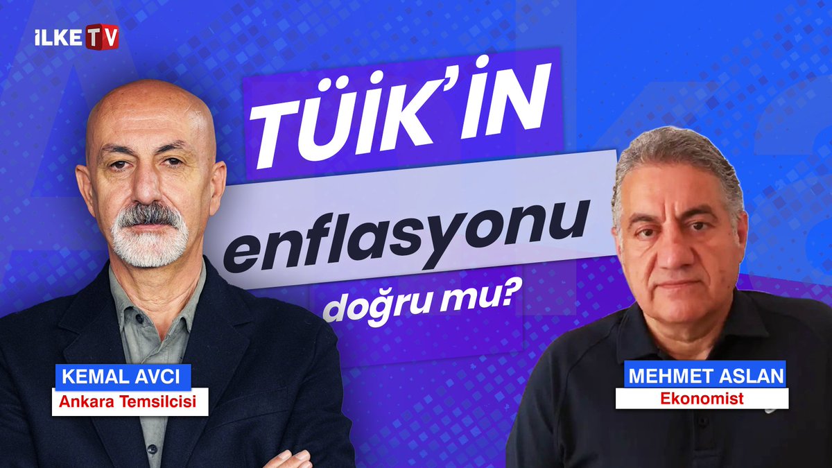 ilketvcomtr's tweet photo. 🔹TÜİK’in enflasyon rakamları gerçeği yansıtıyor mu; bu rakamları hangi yöntemle, nasıl hesaplıyor?
🔹Yolsuzluk ve enflasyon arasında nasıl bir ilişki var, enflasyonun ne kadarı yolsuzluk kaynaklı?
🔹TÜİK’in yeni hesaplama yönteminin çalışanlara maliyeti ne?

🗣️Kemal Avcı soruyor, Ekonomist Mehmet Aslan yanıtlıyor

⏱️Ankara Zamanı 18.00’de İlke TV’de

@aslan2099 @Kemalav 
#Canlı izlemek için: https://t.co/AEej1BeTRd