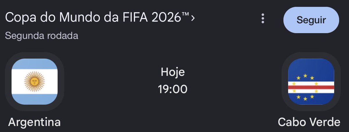 itolindoo's tweet photo. SEJAM SINCEROS: vocês acham que tem alguma chance de Cabo Verde eliminar a Argentina? https://t.co/KpUGIJ9qGt