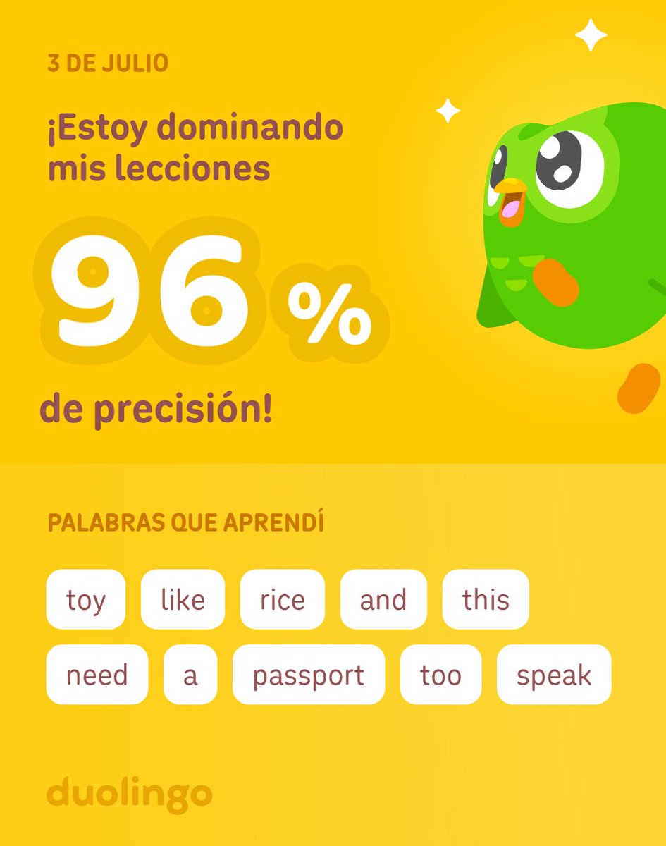 RafaxTdC's tweet photo. ¡Estoy aprendiendo inglés en Duolingo! Es gratis, divertido y efectivo. https://t.co/pAIQ8UKh4H