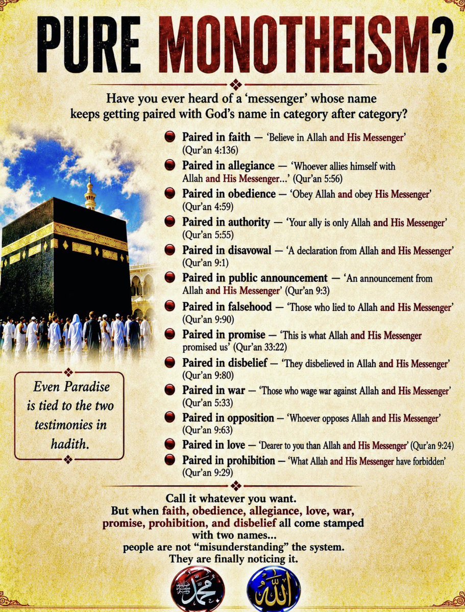 jeffgnbi's tweet photo. @GodLogic_GL Mohammed copied everything from Christians and Jews….but corrupted it to suit his cabal desires…what he couldn’t copy- Jesus dying on the cross- he dismissed….according to him there is no difference between him and Allah… https://t.co/dy3fPlqtnN