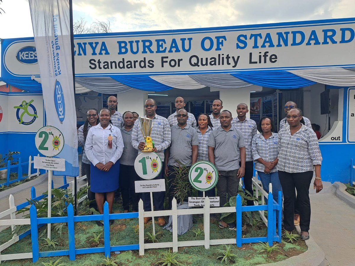 KEBS_ke's tweet photo. “Setting The Standard “

Success is not just about recognition, it's about the impact we make. We are honored to scoop the Best Regulatory Authority and Corporation stand award at the Nakuru ASK Show 2026. We continue to serve with great commitment, integrity, and excellence. ^GN https://t.co/pA85JFMtaS