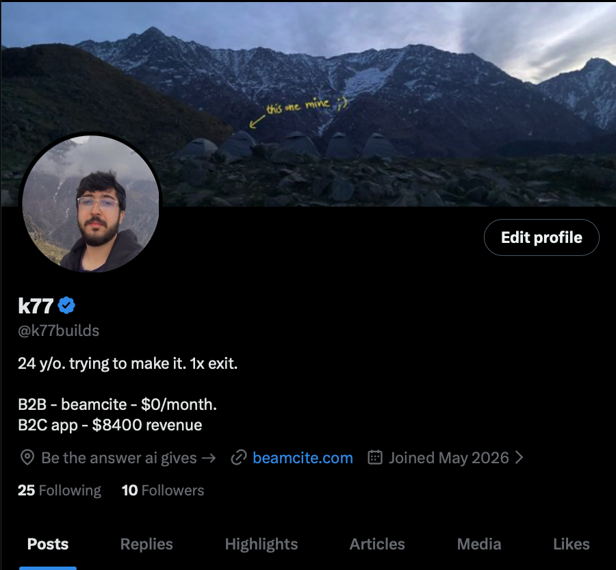 k77builds's tweet photo. reached 10 followers in 2 months, lol 😓

kept my promise and purchased the premium https://t.co/vAUQRkD2Hh