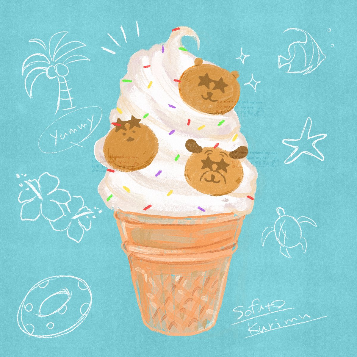 今日はソフトクリームの日🍦✨️
