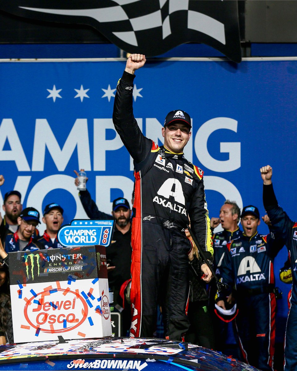 TeamHendrick's tweet photo. Last time we were at Chicagoland, @Alex_Bowman went to victory lane 🤩 https://t.co/PX4wm1iDka