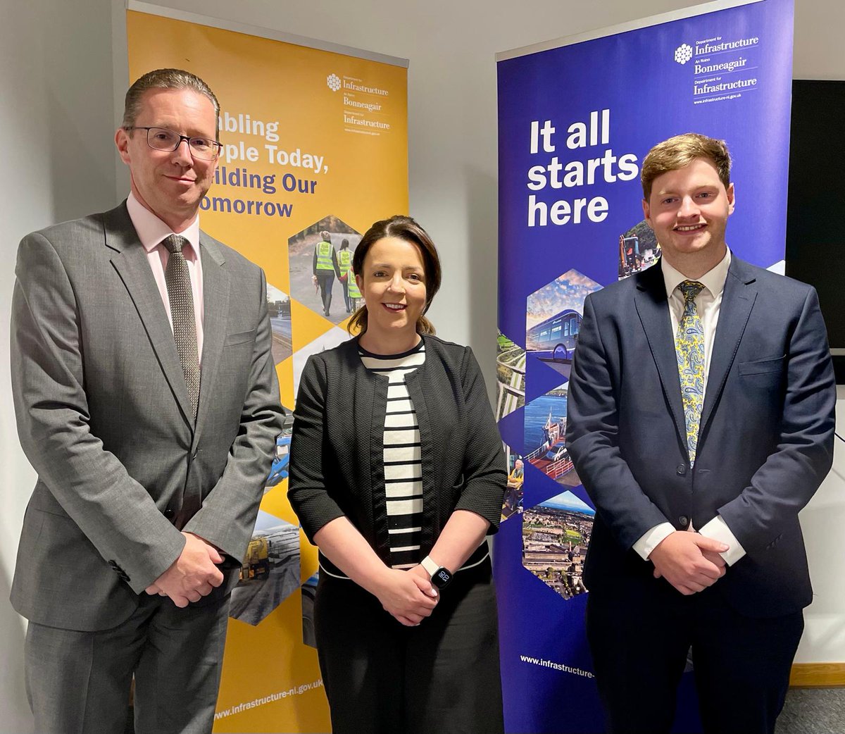deptinfra's tweet photo. Minister Liz Kimmins has met with Logistics UK to discuss how we can work together on issues around infrastructure as well as the logistics and haulage sector across the North. https://t.co/XaLYmV6xyt