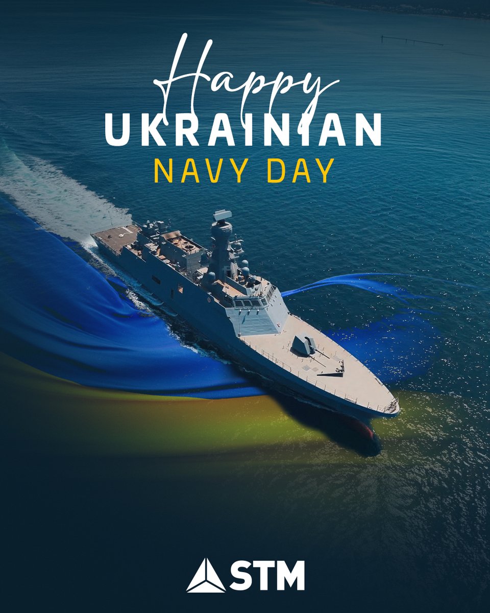 STMDefence's tweet photo. ⚓ Happy Ukrainian Navy Day! 🇺🇦🇹🇷

⚓ З Днем Військово-Морських Сил Збройних Сил України! 🇺🇦🇹🇷

@UA_NAVY 
@DefenceU https://t.co/Z8YG2KfZET