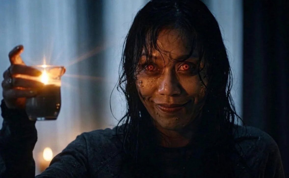 GeekVibesNation's tweet photo. #EvilDeadBurn is tracking for a $35M-$40M opening weekend https://t.co/G9FswGfx9O