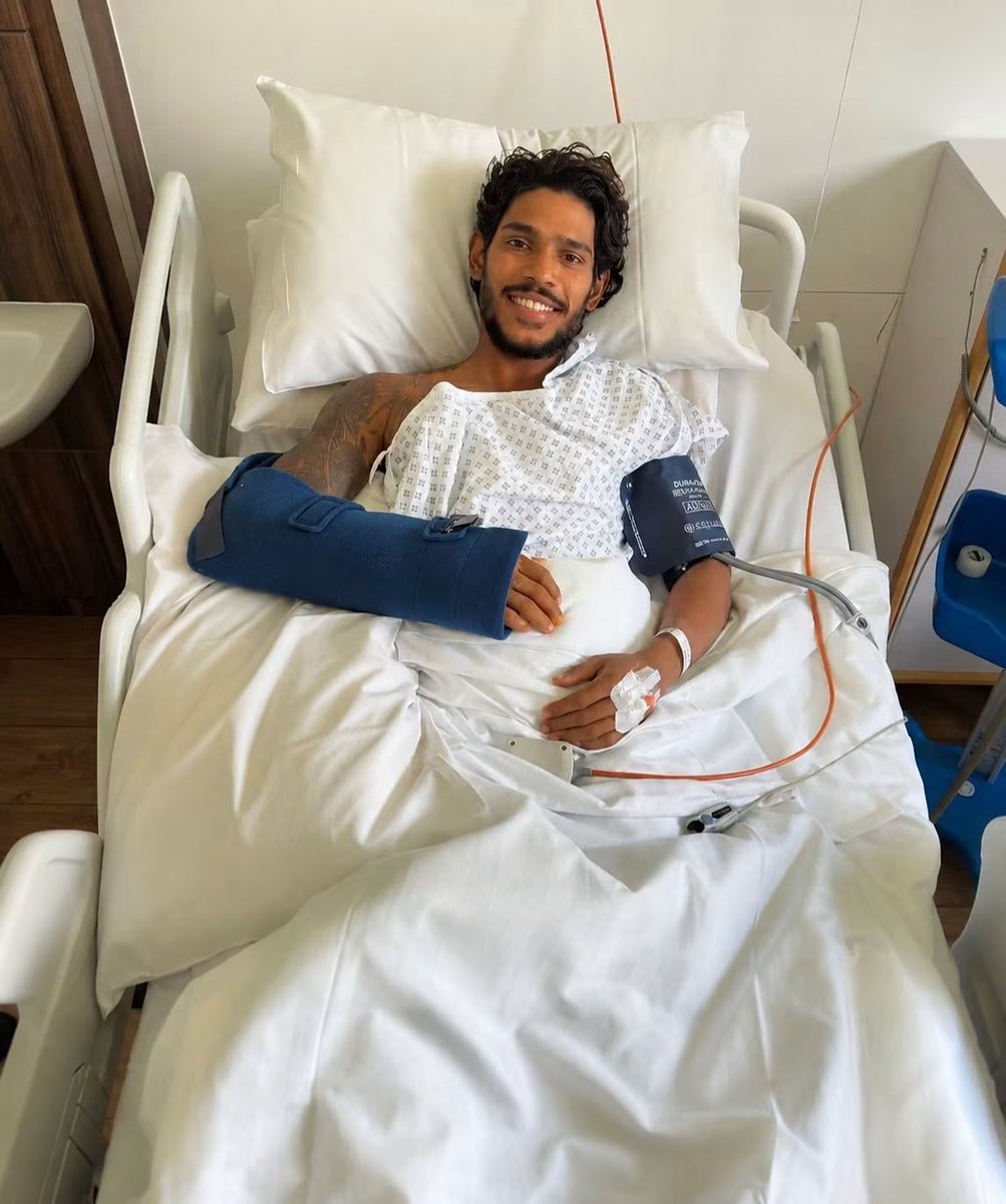 nibraz88cricket's tweet photo. Pathum Nissanka has successfully undergone wrist surgery today at Sarum Road Hospital in London.
He will be out for 4-6 weeks, ruling him out of LPL 2026, but is expected to be fully fit for Sri Lanka’s 2-match Test series against India starting 15th August.
Wishing you a smooth and speedy recovery, Pathum. #WIVSL