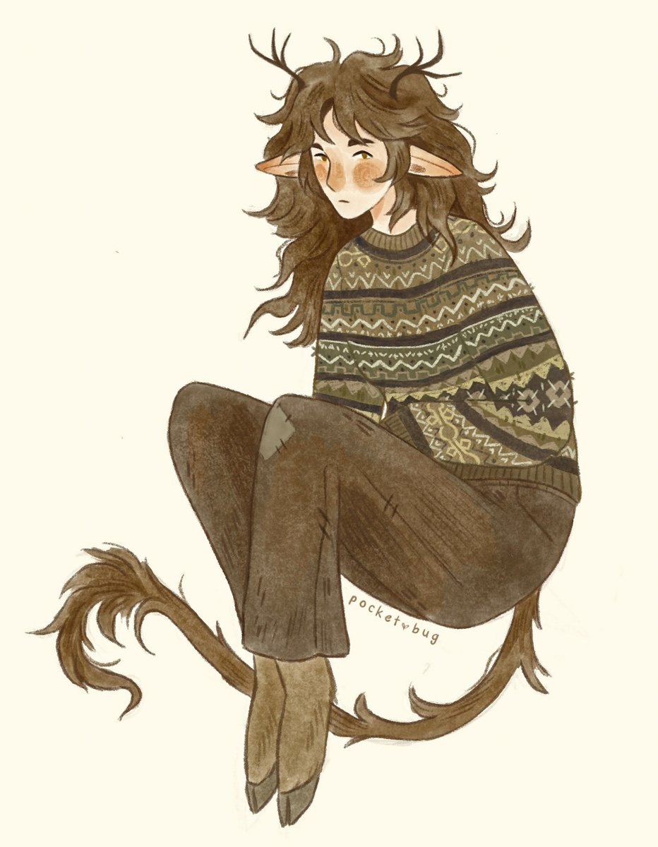 pocketbugart's tweet photo. Cozy sweater ꩜ ˚.⋆ https://t.co/tImnGjqmsA
