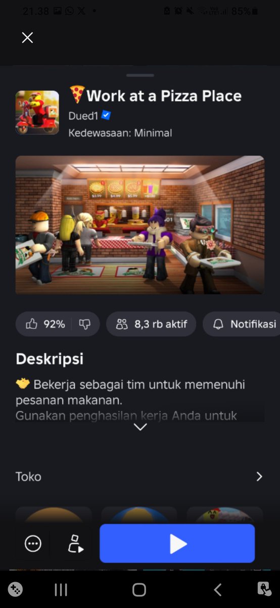 Mo_ungri's tweet photo. @roblox_fess Aku biasanya main ini kalo abis dapet server vd kampret https://t.co/2MYe1eUmFc