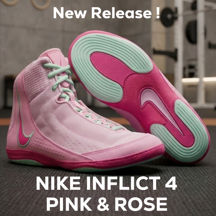 shop_ewrestle's tweet photo. 【待望の新作】NIKE INFLICT 4 に新色ピンクが登場！

マット背景に映える鮮やかなピンクと、ソールやスウッシュにあしらわれた爽やかなミントグリーンのコントラストが目を引く美しい一足。

#ナイキ #インフリクト4 #レスリングシューズ #新色入荷 #NIKEWRESTLING
31分前 https://t.co/GAWzS0jeBp