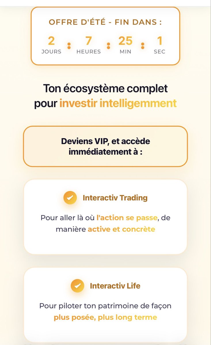 RodolpheSteffan's tweet photo. Comme d’habitude, vous n’avez qu’un tout petit week-end pour profiter de notre offre d’été et embarquer avec nous.

Pour une fois, ça tombe bien : j’ai pris mes vacances…en avril. Résultat, tout l’été, je serai là, avec vous, sur IVT =

https://t.co/lA7zedNpwB

Et franchement, vu ce qui est en train de se passer sur les marchés, entre les nouvelles thématiques, les opportunités qui émergent et les mouvements qui s’accélèrent, je ne pouvais pas rêver meilleur programme.

Allez, on ne va pas tourner autour du pot : si vous voulez passer l’été au bon endroit, vous savez où nous trouver 🔥