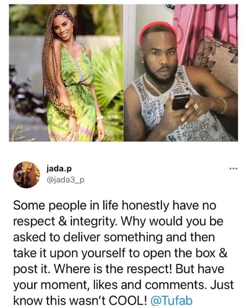 nox113214456's tweet photo. See who's talking about good upbringing. Even your oga baby mama publicly called you out for stealing and having no integrity 😂 https://t.co/Cgv19PSqpv