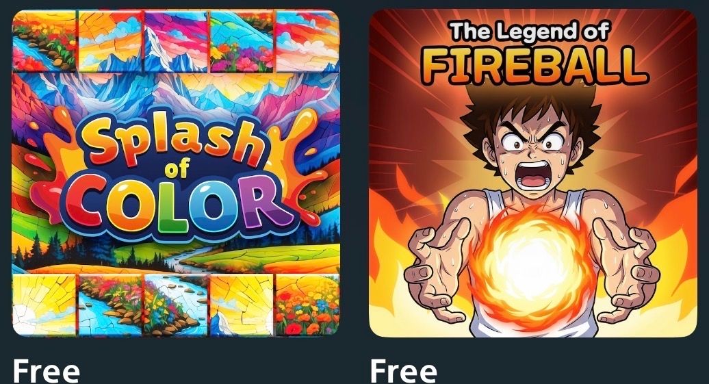 FreeOnPS's tweet photo. PS4: Splash of Color, and The Legend of Fireball https://t.co/npRGwtGg4k