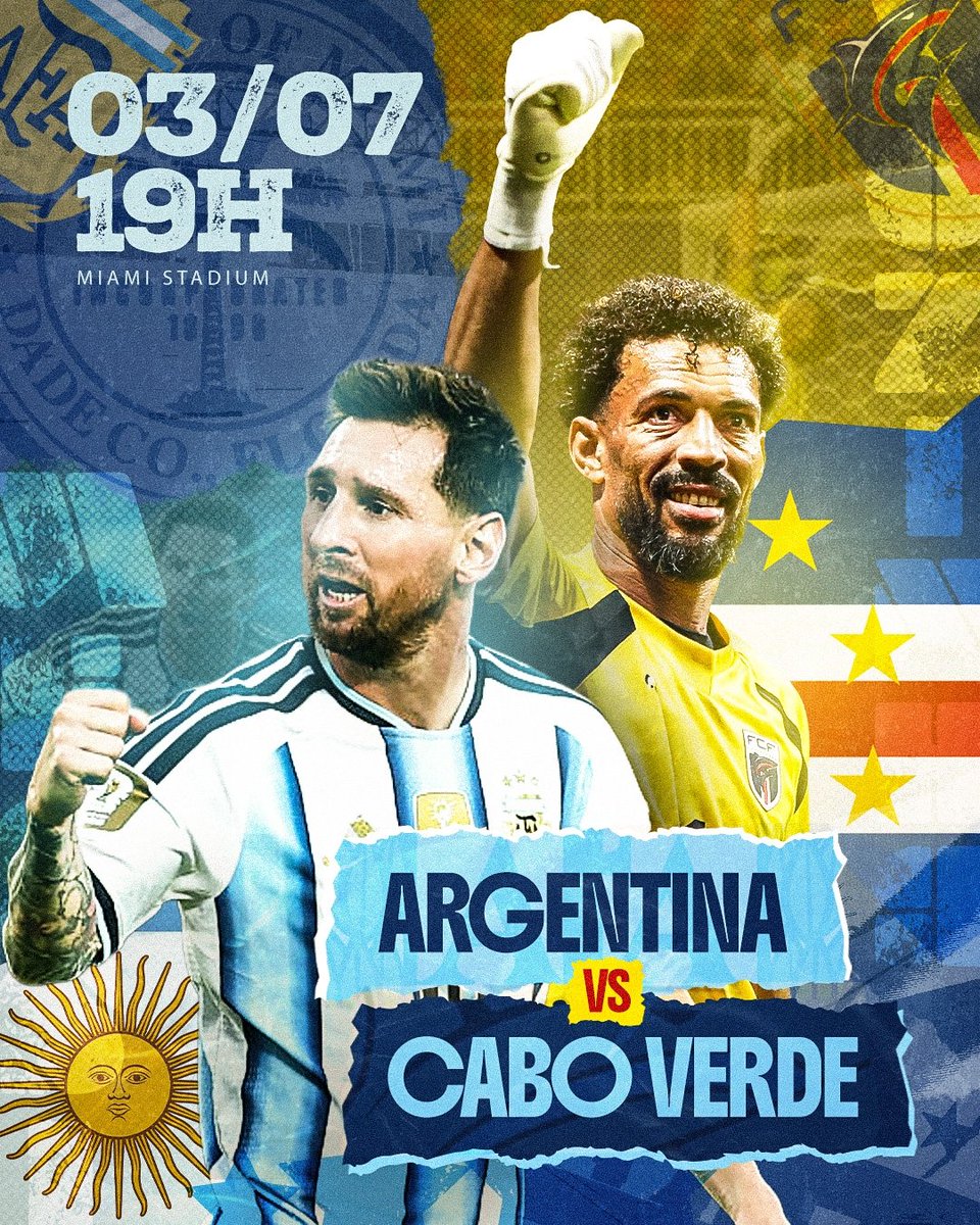 lmonteiro08's tweet photo. Será que Cabo Verde vai entregar um milagre contra a Argentina? O jogo é hoje e fiz uma arte para ilustrar. https://t.co/6UwAkQYZyZ