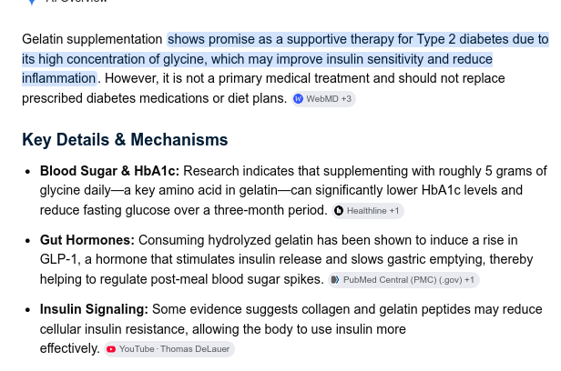itellsya's tweet photo. (pork) gelatin supplementation is looking like an all round good idea:
#diabetes #carnivore #paleo #lchf #autoimmune #inflammation https://t.co/zKF4TSdinU