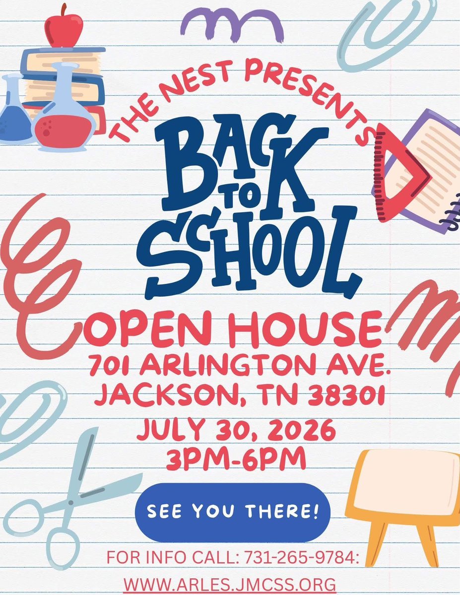 ArlingtonJmcss's tweet photo. Mark your calendar Cardinals! It’s time for our open house at the Nest. July 30, 2:30-6pm. Meet Admin, Teachers & Staff. We look forward to seeing all of our parents & students to kick off this exciting new year! 🥳#RedefiningMomentum #BestInTN #WeAreFamily @DrShemon @JMCSchools https://t.co/JkTtESj8AC