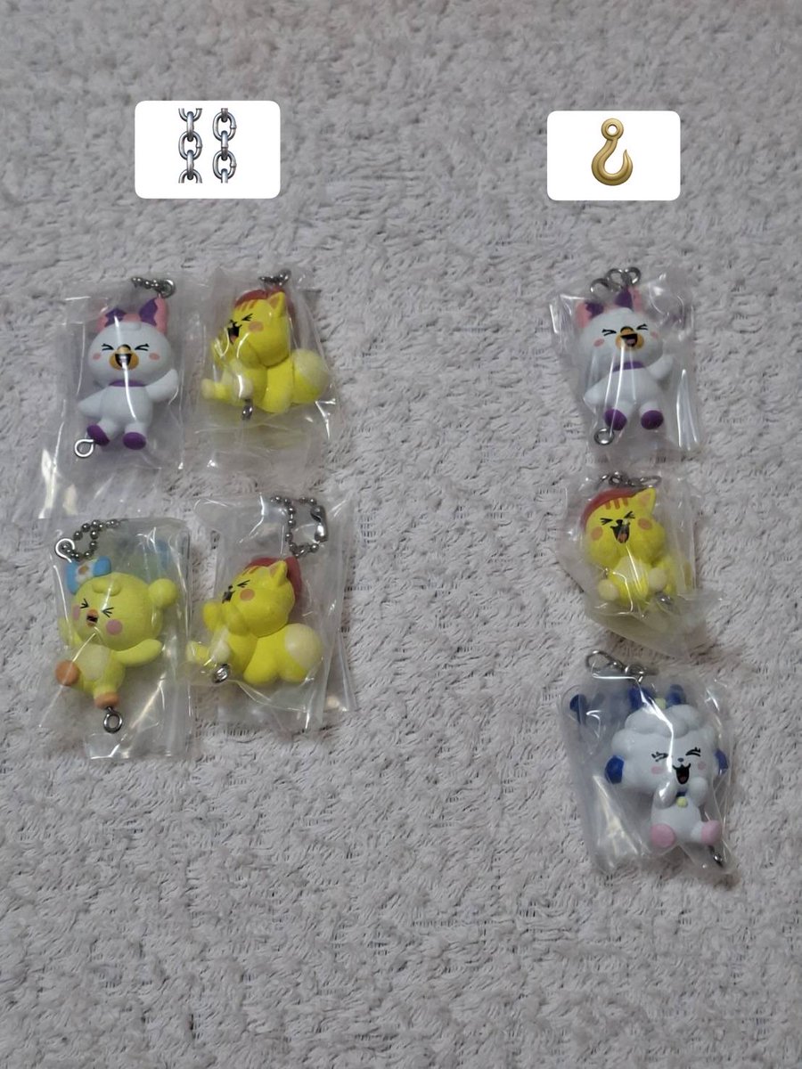 38_fish's tweet photo. #NIZOOガチャ

NiziUのガチャの交換したいです。

求➞ピョンピョンちゃん、アノちゃん
譲➞画像のもの

福島県手渡しが理想ですが、郵送交換も可能です。お気軽によろしくお願いします🙇‍♀️ https://t.co/tSvvis6zzW