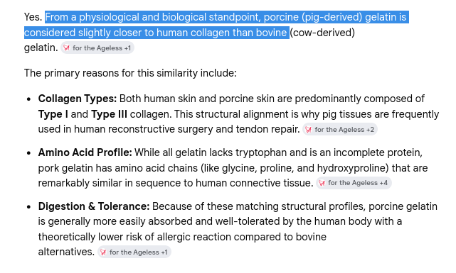 itellsya's tweet photo. (pork) gelatin supplementation is looking like an all round good idea:
#diabetes #carnivore #paleo #lchf #autoimmune #inflammation https://t.co/zKF4TSdinU