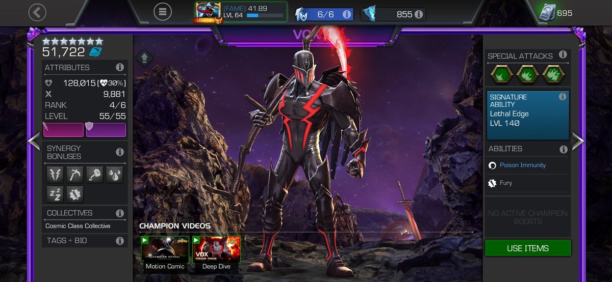 iceborg41's tweet photo. Saviour of the cosmic class. @VegaPlaybook 
#mcoc #marvel #vox https://t.co/xgGSXd2x6j