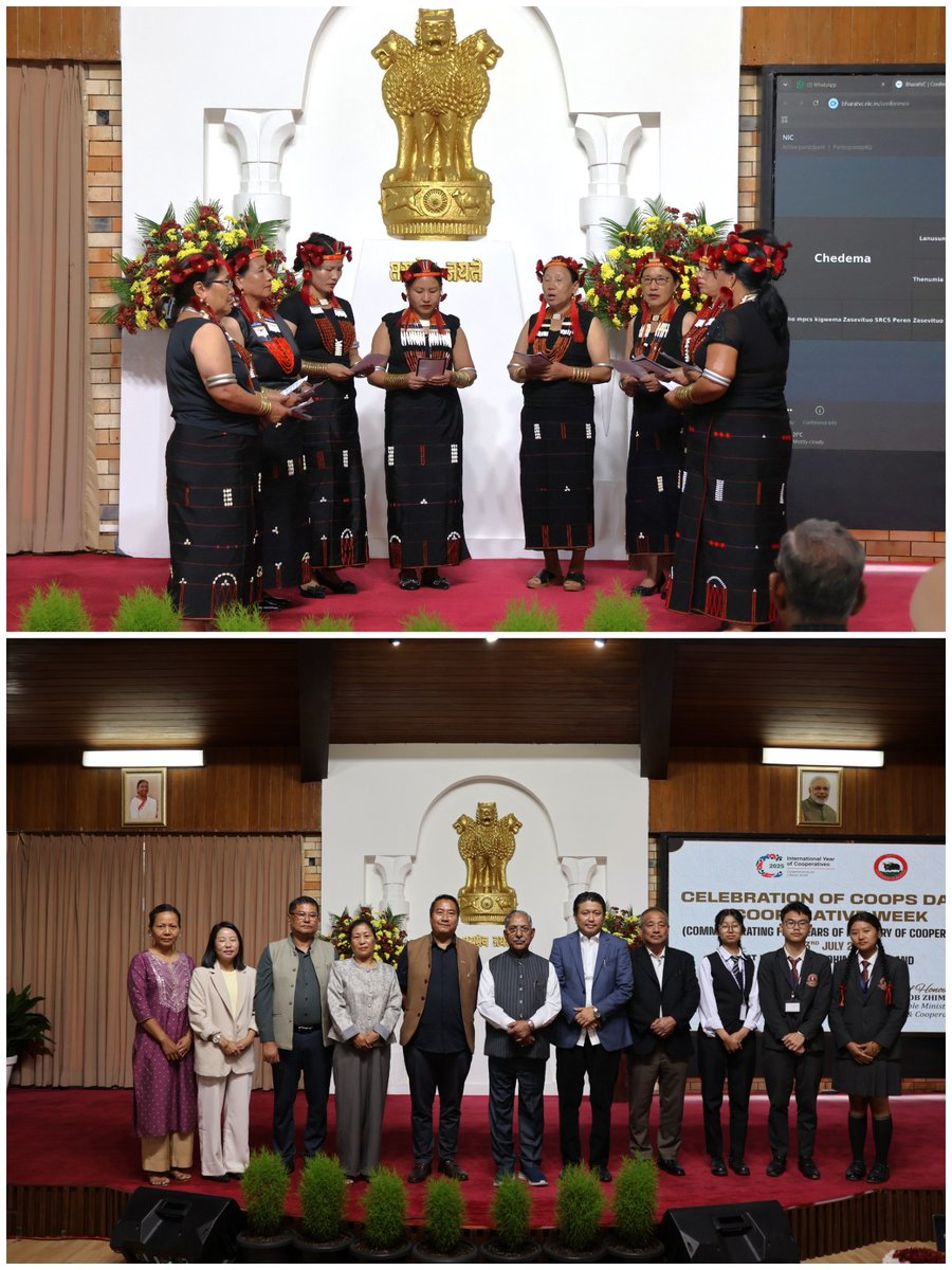 Ngl_Cooperation's tweet photo. Celebrating the spirit of cooperation!🤝
The Department of Cooperation, Govt.of Nagaland, celebrated Coops Day &amp; Cooperative Week at Lok Bhavan Kohima 2026, commemorating five years of the Ministry of Cooperation.
#CooperativeWeek2026
#SahkarSeSamriddhi
#SahkarSeSamriddhiKe5Saal https://t.co/RNejra9IJB