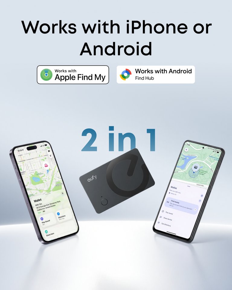 drbeel_techno's tweet photo. #eufy
لعشاق أجهزة التتبع موعد مع كرت Eufy SmartTrack Card E40 بسعر 35$ متوافق مع أنظمة #Google #FindHub و #Apple #FindMy مع دعم الشحن السريع. https://t.co/k7MGM8BwlW
