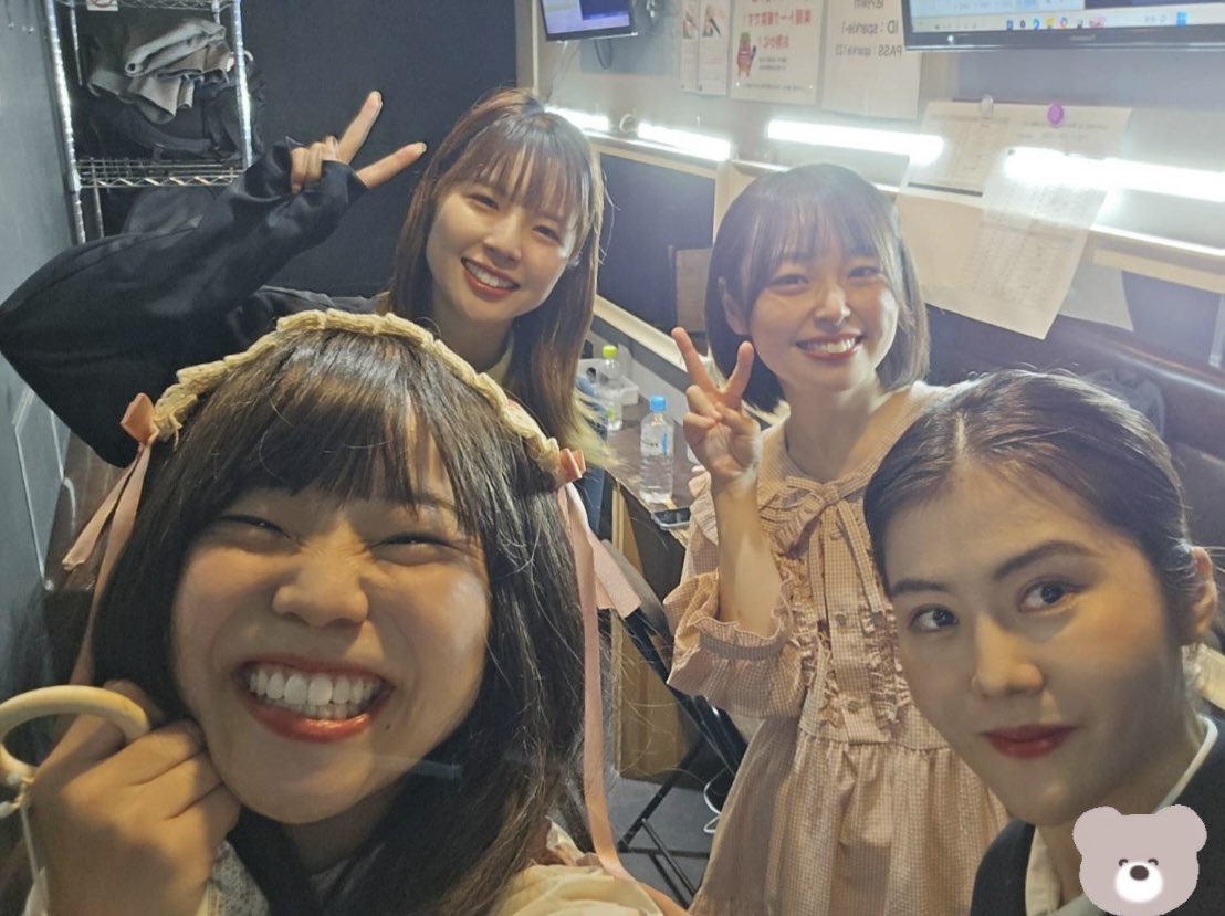 hada3mika's tweet photo. 本日☆7月のアガり！ステージ出演でした😉
はじめましてのかわいい子たちと✌️
かもぴすオペレーターありがとう〜💖 https://t.co/w8P5GBKsY5
