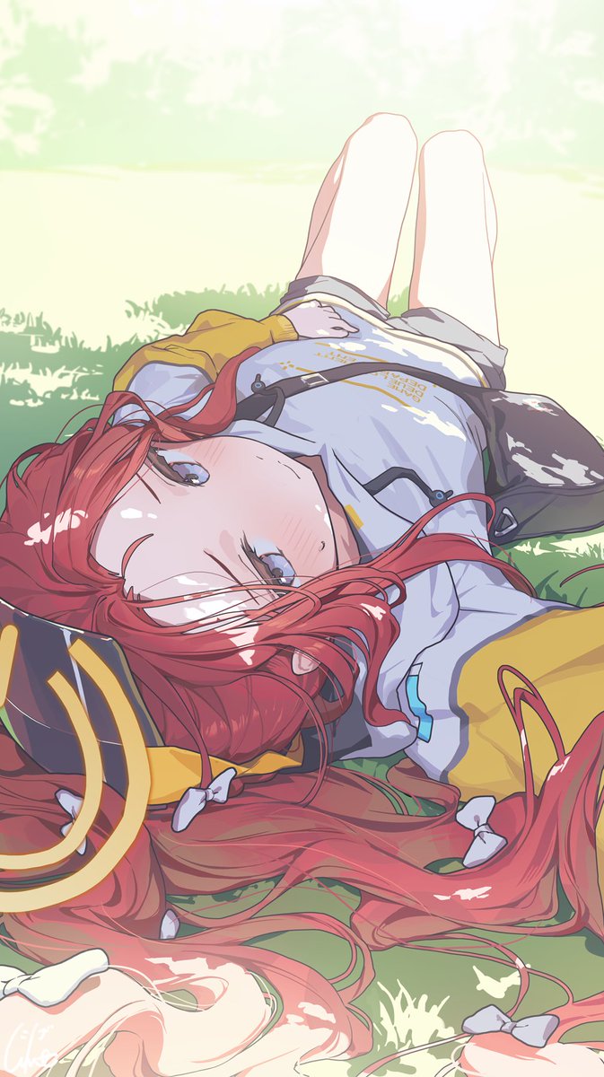花岡ユズ 「94 花岡ユズ」|いんげんまめのイラスト