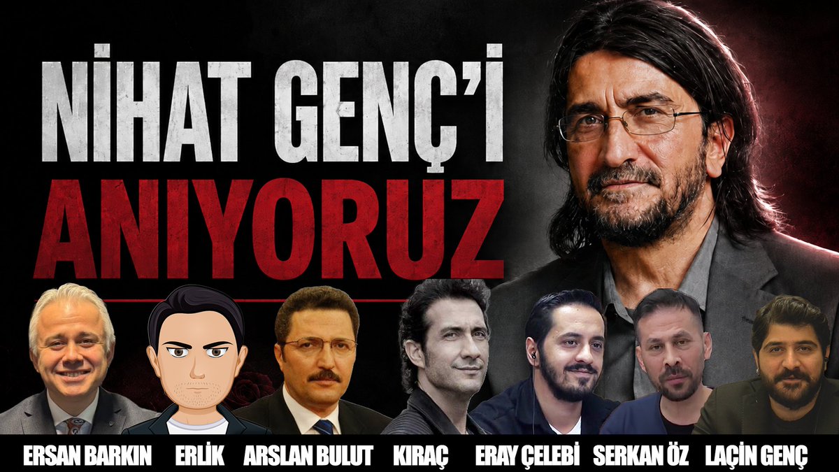 Veryansin_Tv's tweet photo. Yarın saat 21.00'de canlı yayındayız...

Nihat Genç'i anıyoruz | Ersan Barkın - Erlik - Arslan Bulut - Kıraç - Eray Çelebi - Serkan Öz - Laçin Genç

İzlemek için:
https://t.co/uB14Qqlstt

@ersanbarkinn @sjw_erlik @ArslanBulut9 @AliTufanKirac @CVPSerkanOz @celebieray https://t.co/uK6eSete8v