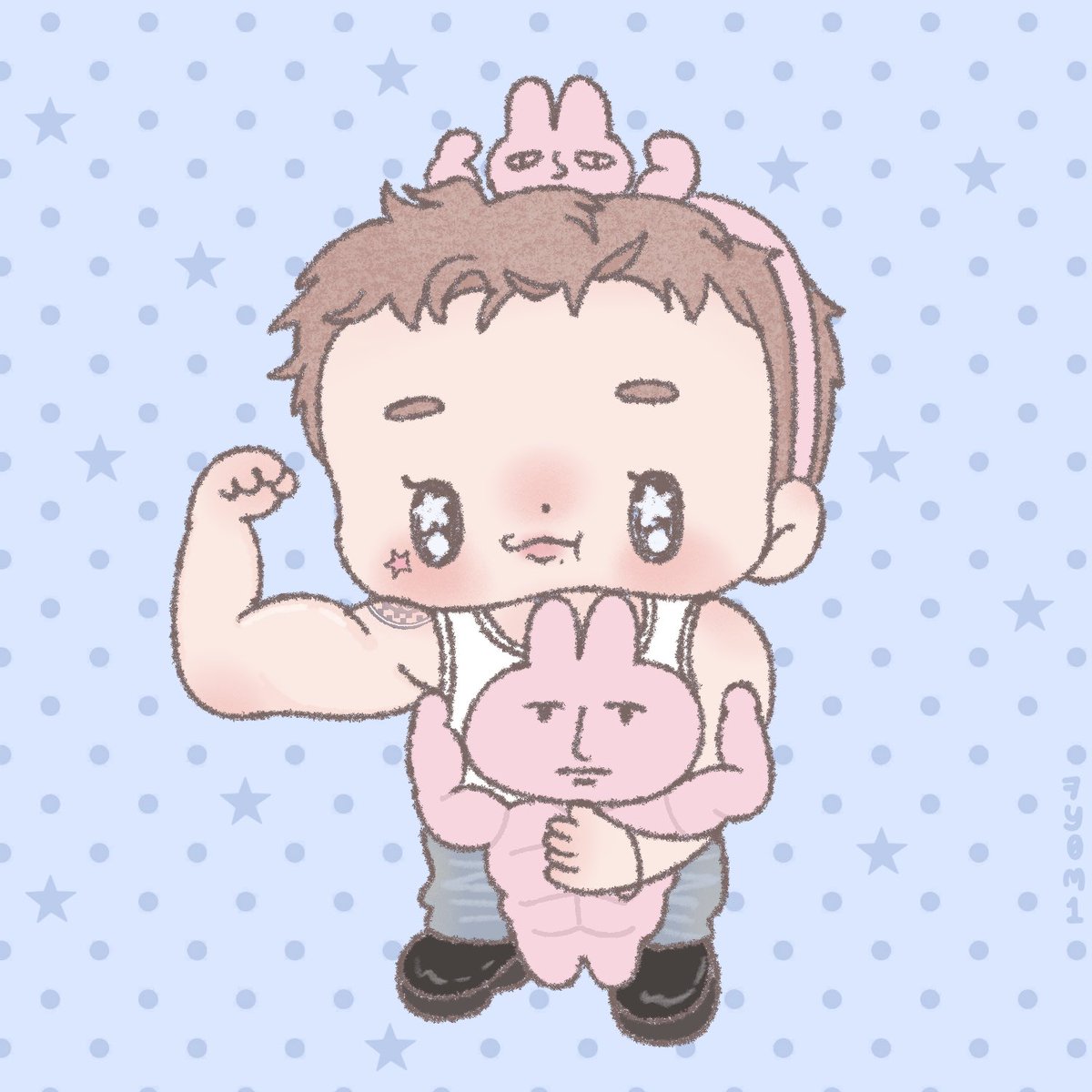 7y0m1's tweet photo. 💪(´⁎◕ ◡. ◕`) https://t.co/6cbhG3xj0o
